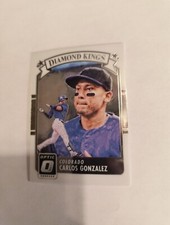 CARLOS GONZALEZ 2016 PANINI DONRUSS OPTIC DIAMOND KINGS  #9
