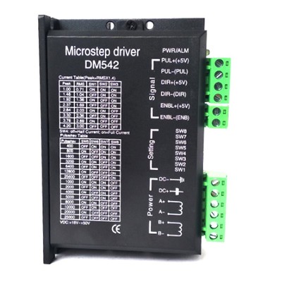 3X(DM542 CNC Digital Microstep Driver Schrittmotorsteuerung 2-Phasig 20-50V2709