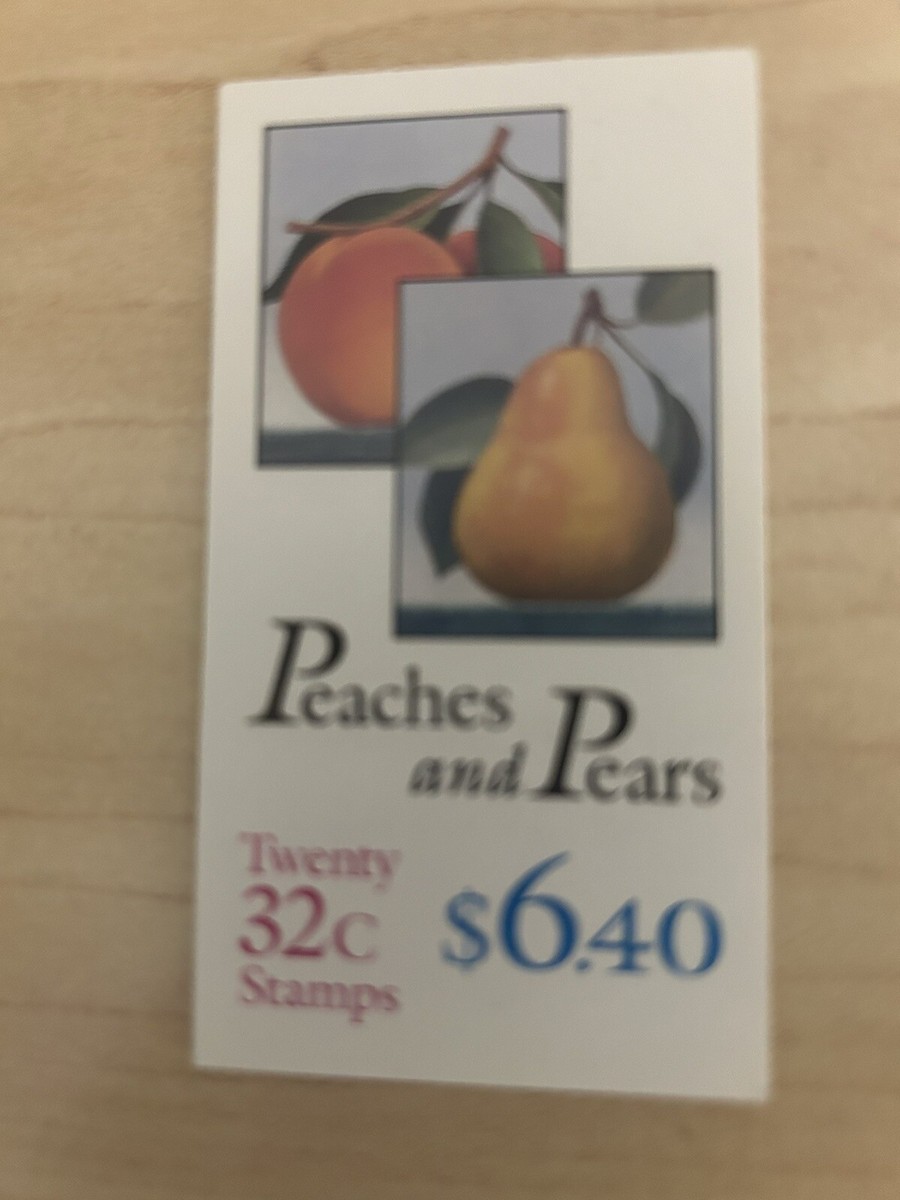 BK178 Peach and Pear Booklet of 20 32 cent MNH | eBay