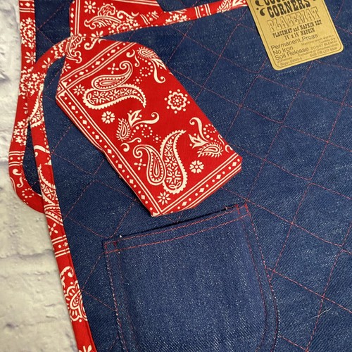 Country Corners Placemats, Kitchen, Set Of 2, Western, Cabin, Farm, Denim Look - Picture 4 of 7