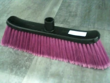 16" Household Replacement Broom Head, flared ends, .0125" Flagged Bristles