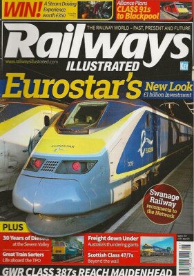 EISENBAHNEN ILLUSTRIERTES MAGAZIN AUGUST 2017 E300 EUROSTAR KANALTUNNEL