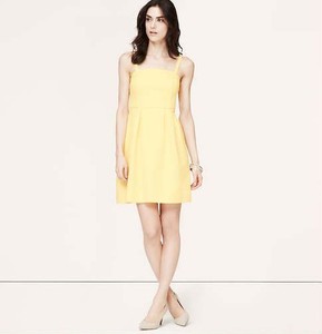 ann taylor loft yellow dress