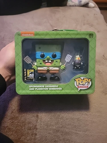 Funko POP! Spongebob Leonardo Ninja Turtles SDCC 2014 Shredder Comic Con TMNT
