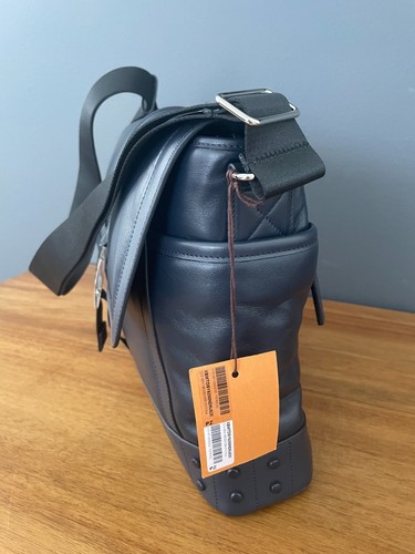 Tod's Italy Blue Leather New Messenger XBMTDSY9200ND6U820 - Picture 5 of 14