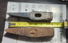 Good Warwood  Blacksmith/Anvil/Forge 1 3/4" Hot Cutoff Hammer & Shield USA K34