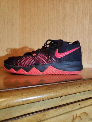 Nike Kids Kyrie Flytrap Shoes Sneakers Size 5 Youth Black Red AA1154-006