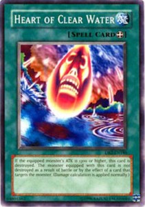 Heart of Clear Water - DB2-EN186 - Common - Unlimited Edition x3 - Lightly Playe