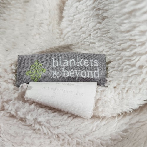 Bear White Swirl Blankets and Beyond Lovey Security Blanket Teddy Plush - Picture 4 of 5