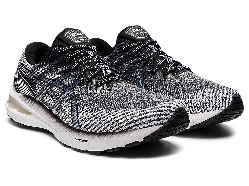 Asics Gt-2000 10 1011B185-100 Men's White Black Low Top Asics Gt-2000 10 1011B185-100 Men's White Black Low Top