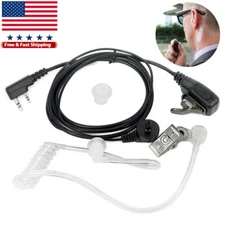 2-Pin Earpiece Mic Headset For BAOFENG UV-5R UV-82 BF-F8HP BF-666S BF-888S Radio