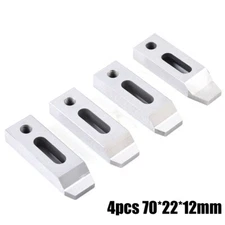 4PCS CNC Wire EDM Fixture Board Stainless Jig Tool Fits Clamping 70mm M8 Screw