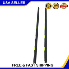 New Door Weather Strip Window Belt Seal Molding Trim 2pcs For 96-00 Honda Civic New Door Weather Strip Window Belt Seal Molding Trim 2pcs For 96-00 Honda Civic