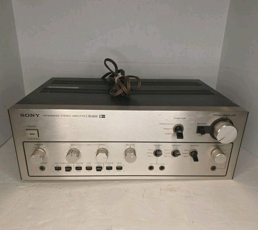 Sony TA 5650F vintage audio equipment - eBay listing photo 1