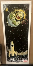 Rocket From The Crypt Surly Darkness Day Show Poster Numbered