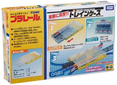 #ad TAKARA TOMY Transforms into a garage Train case 458×286×67mm Plarail $75.58