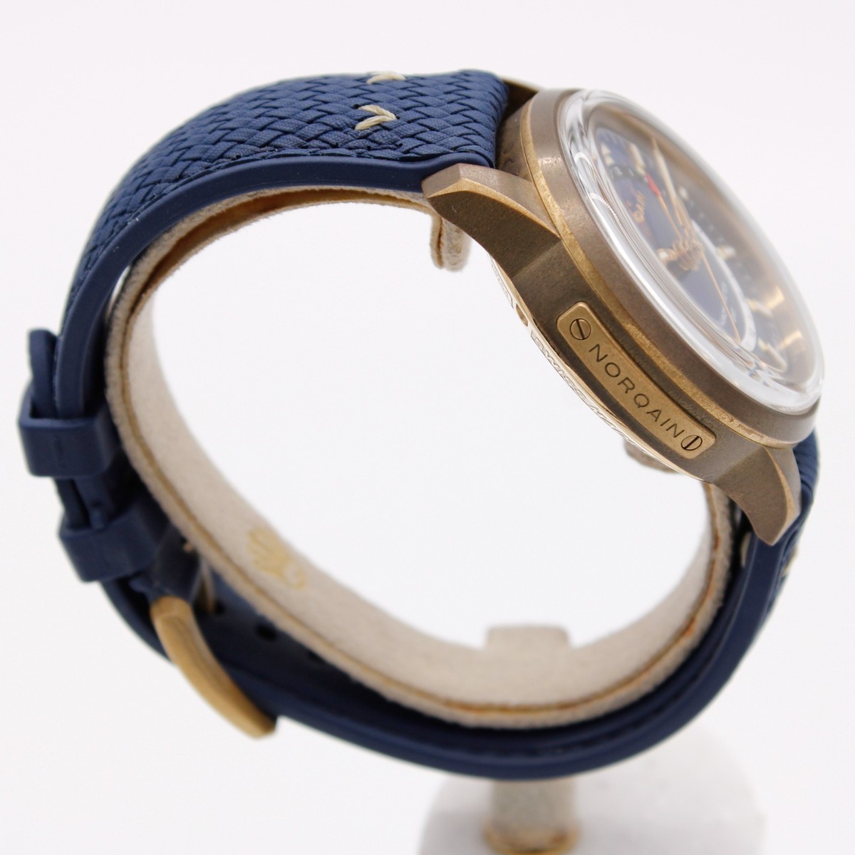 norisan1967様 */ Norqain Freedom 60 GMT Bronze Blue Dial Perlon LIMITED 40mm