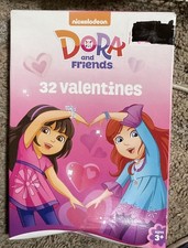 2014 Dora and Friends Box of 32 Valentines Day Cards New Sealed Nickelodeon Kids