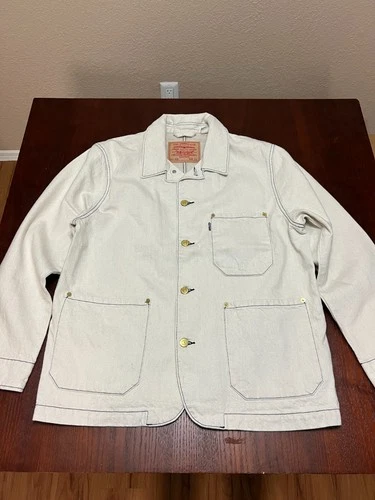 Levis x Snoop Dogg White Denim Jacket XXL UNRELEASED - product listing photo