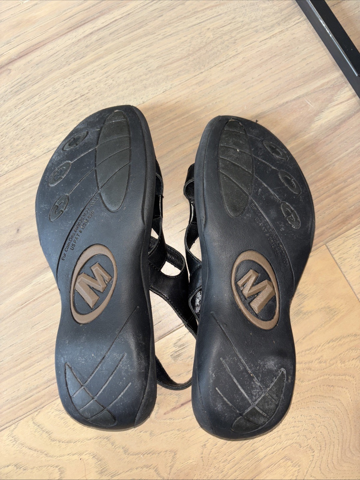 Merrell Sandali Agave Donna Nero Pelle Slingback US 8