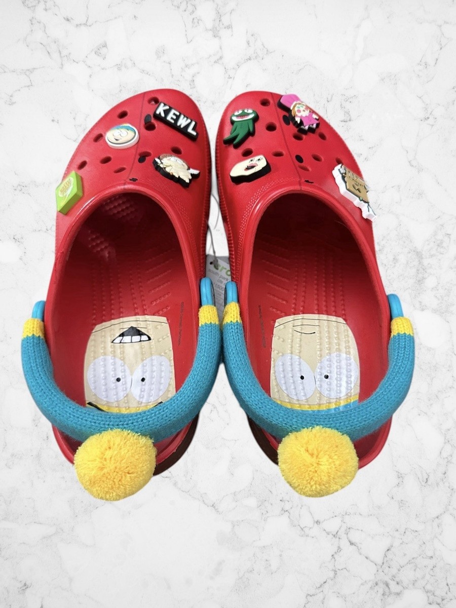 Crocs x South Park Cartman Classic Clog Slip On Red Comfort  display picture 3