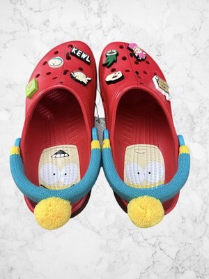 Crocs x South Park Cartman Classic Clog Slip On Red Comfort  display picture 2