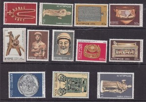 CYPRUS ^^^^^^sc#  452-463  better  MNH set  ( ANTIQUITIES) @ dco 2724cyp
