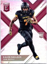 2018 Panini Elite Draft Picks #136 Kalen Ballage