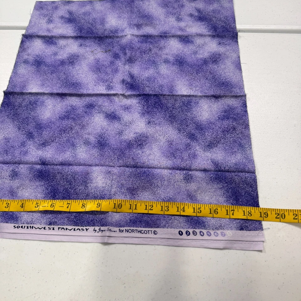 Northcott Telas Acolchado Algodón Púrpura Abstracto Southwest Fantasy 43x19 Foto 3 de 4