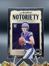 2024 Panini Mosaic - Notoriety J.J. McCarthy #21 (RC)