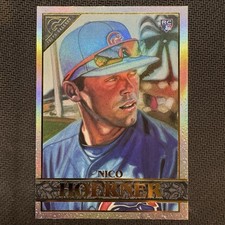 2020 Topps Gallery #18 Nico Hoerner Rainbow Foil RC SP