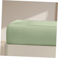 Fitted Sheet Only Premium Hotel-Quality Fitted Sheet for Bed Twin Sage