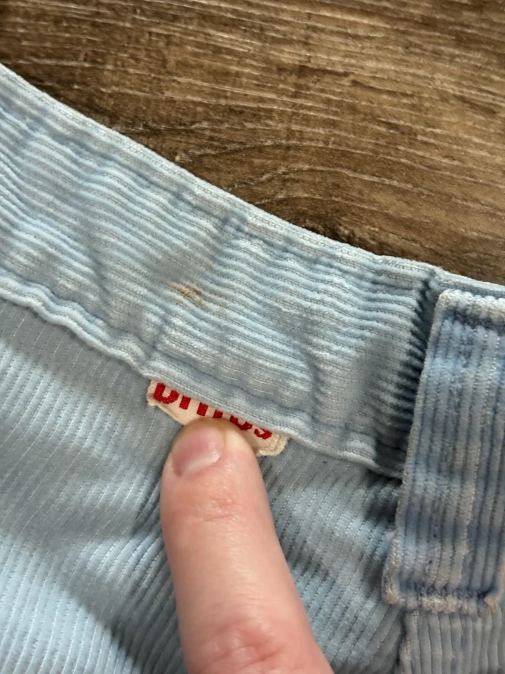 Jeans DITTOS de pana azul claro raros años 70! Vintage Foto 4 de 4