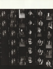 Contact Photo Sheet & Negatives Connery Hauer Cassidy Fletcher Simmons KISS 1986