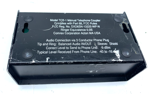 COMREX TCB-1A Telephone Coupler - Picture 2 of 2