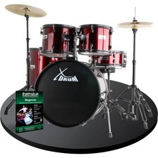 B-WARE 22" KOMPLETT SCHLAGZEUG SET DRUM SET KIT STÄNDER BECKEN HOCKER DVD SCHULE