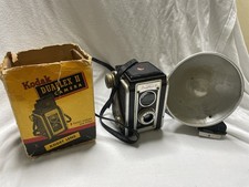 kodak duaflex ii camera Vintage With Original Box and flash holder