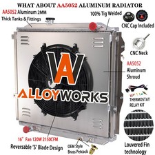 3 Row Radiatorshroud Fan Fit 1996-2002 Toyota 4runner Pickup 2.7l L4 3.4l V6 Us 3 Row Radiatorshroud Fan Fit 1996-2002 Toyota 4runner Pickup 2.7l L4 3.4l V6 Us