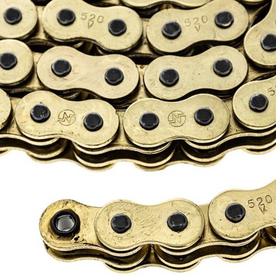 Yamaha NICHE Gold 520 X-Ring Chain 112 Links With Connecting
