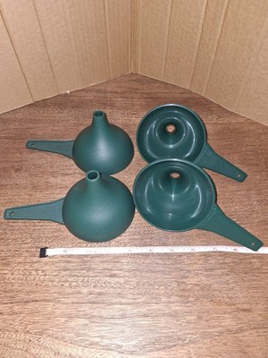 Tupperware Funnel Green Set Of 4