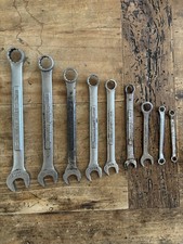 Vintage 9 Piece Craftsman Combination Wrench Set