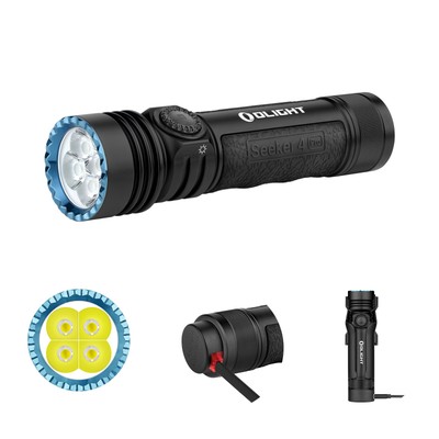 OLIGHT Seeker 4 Pro NW LED Taschenlampe mit Holster 4600 Lumen 260 M