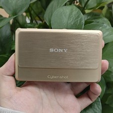 Sony Cyber-Shot DSC-TX9/TX9C Gold Vintage Digital Camera 12.2MP 4x Zoom English