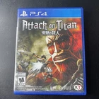 Attack on Titan (Sony PlayStation 4, 2016) PS4 Tested Working