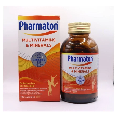 Multivitamínico y Minerales Ginseng Pharmaton 100 Cápsula - ENTREGA GRATUITA Foto 2 de 4