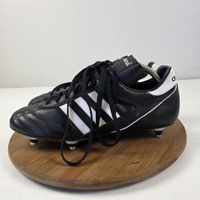 Vintage Adidas Kaiser 5 Shoes Mens Size 11 Black Soft Ground Soccer Cleats 1999