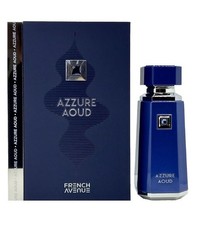 French Avenue Azzure Aoud By Fragrance World for Men 3.4 oz EDP Spray