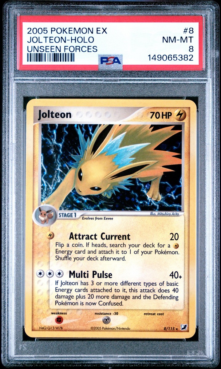 Jolteon 8/115 Unseen Forces Holo for sale online | eBay