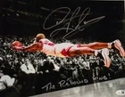Dennis Rodman Signed Photo 11x14 METALLIC Pistons Bulls Worm Autograph HOF JSA