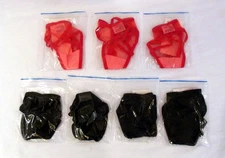 Espiral Susy G-String Thong Panties 7 pack - Size: Small - NEW - Red/Black